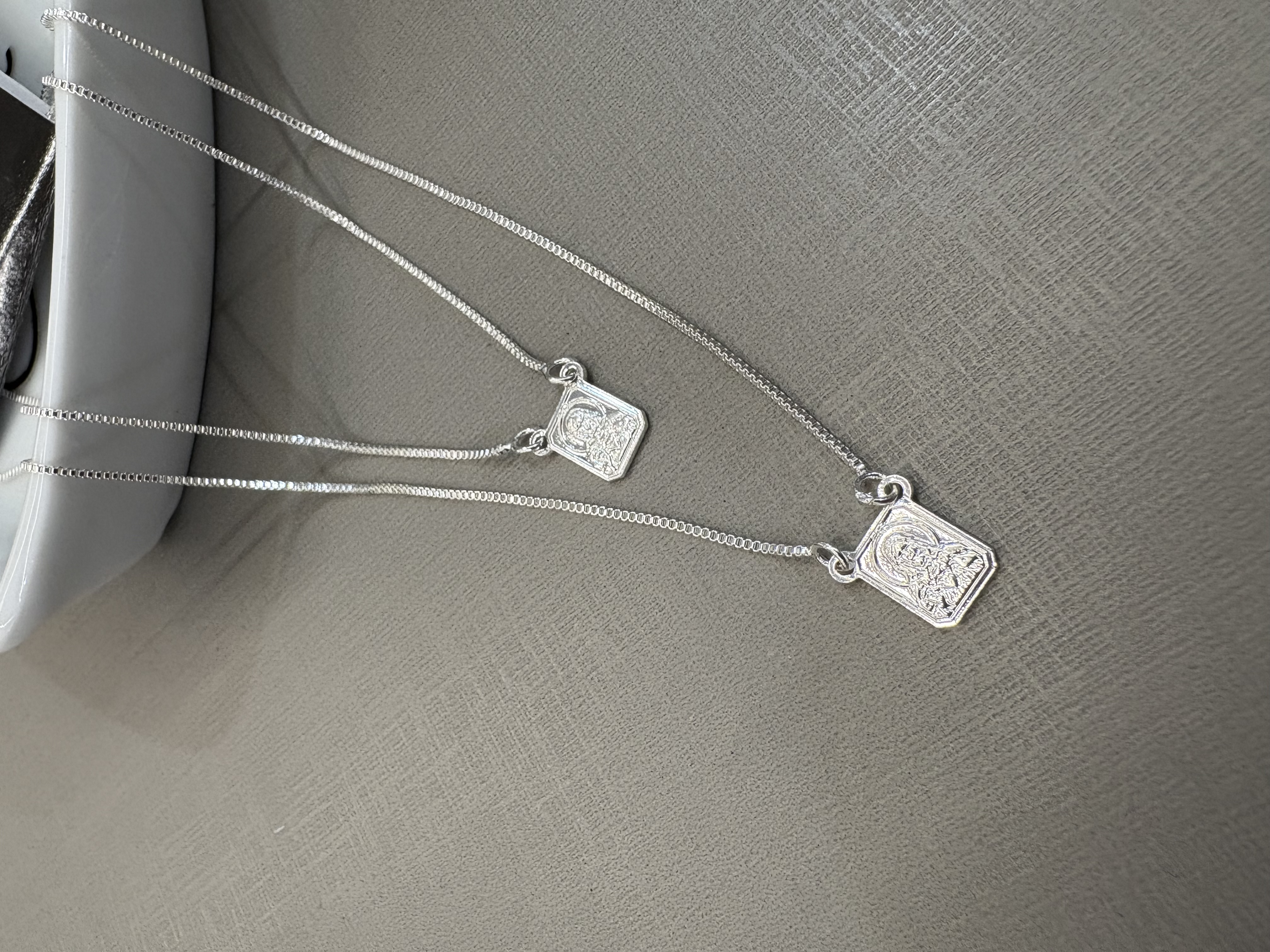 Escapulário Tradicional em banho de prata