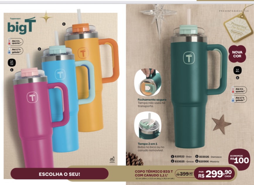 Copo Térmico Big T Tupperware