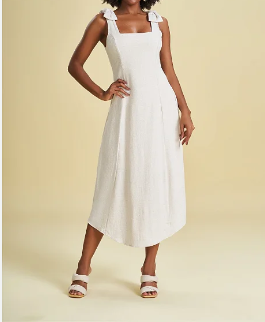 Vestido Viscose Branco