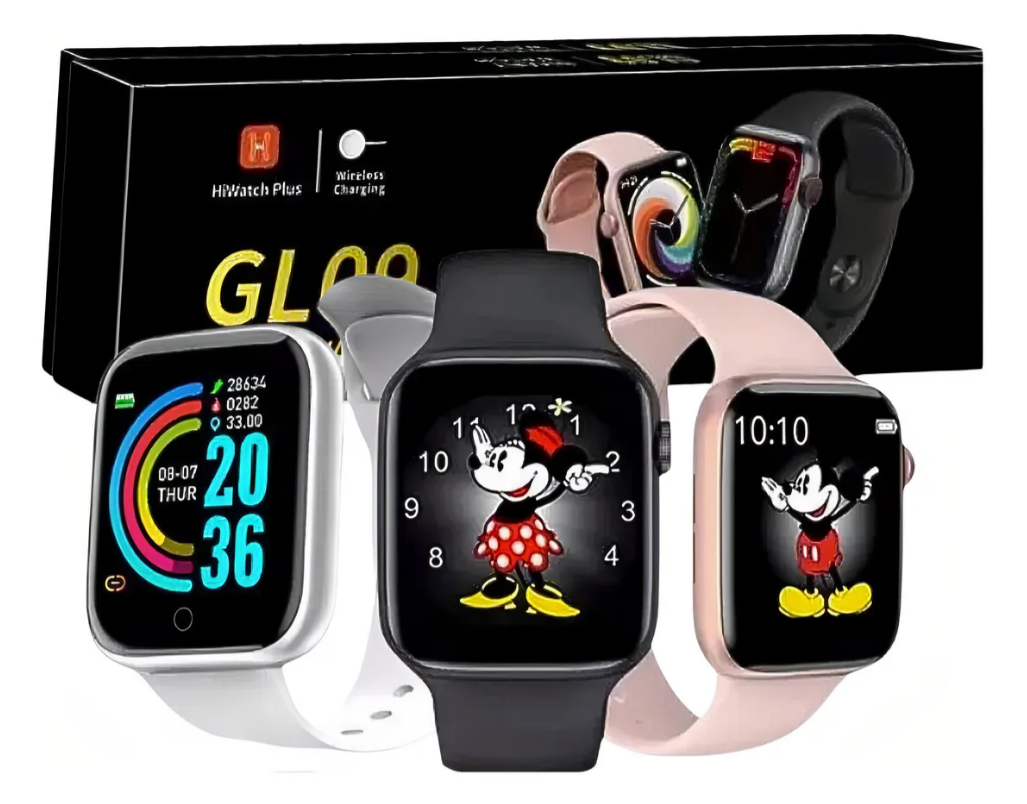 Relógio Smartwatch Inteligente GL09 Original 45mm Bluetooth