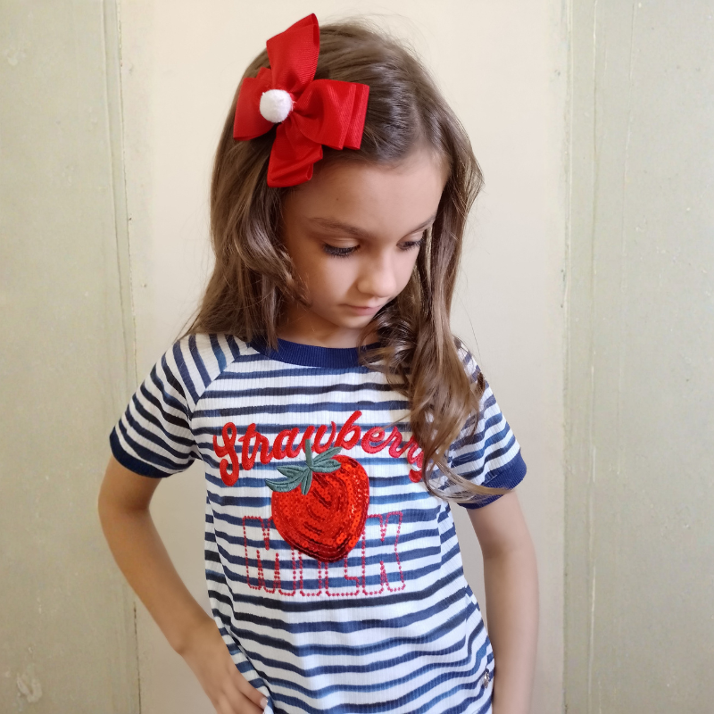 Conjunto Infantil Menina Strawberry Petit Cherie
