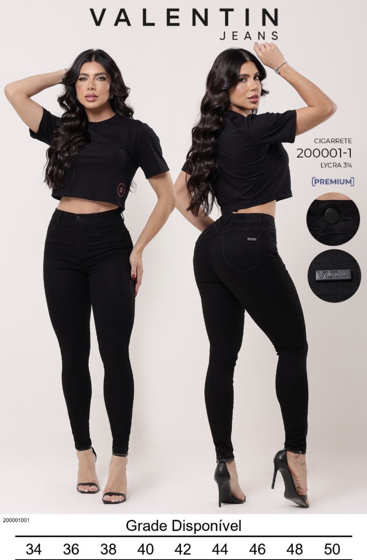 Calça Valentin preta